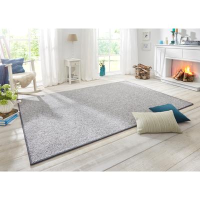 Teppich HANSE HOME "Wolly 2" Gr. 4, grau, B:160cm H:12mm L:240cm, Kunstfaser, Teppiche, Flachgewebe, Läufer, Skandi, Woll-Optik, Esszimmer, Wohnzimmer, Flur Image