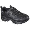 Sneaker SKECHERS "D´Lites-Fresh Start", Damen, Gr. 37, schwarz, Leder, Textil, Synthetik, unifarben, sportlich, Schuhe Sneaker, Freizeitschuh, Halbschuh, Schnürschuh mit Bio-Dri-Ausstattung