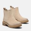 Chelseaboots TIMBERLAND "BRIMFIELDMID CHELSEA BOOT", Damen, Gr. 37, beige (lt beige sued), Leder, sportlich, Schuhe, Stiefelette, Winterschuhe, Ankle Boots