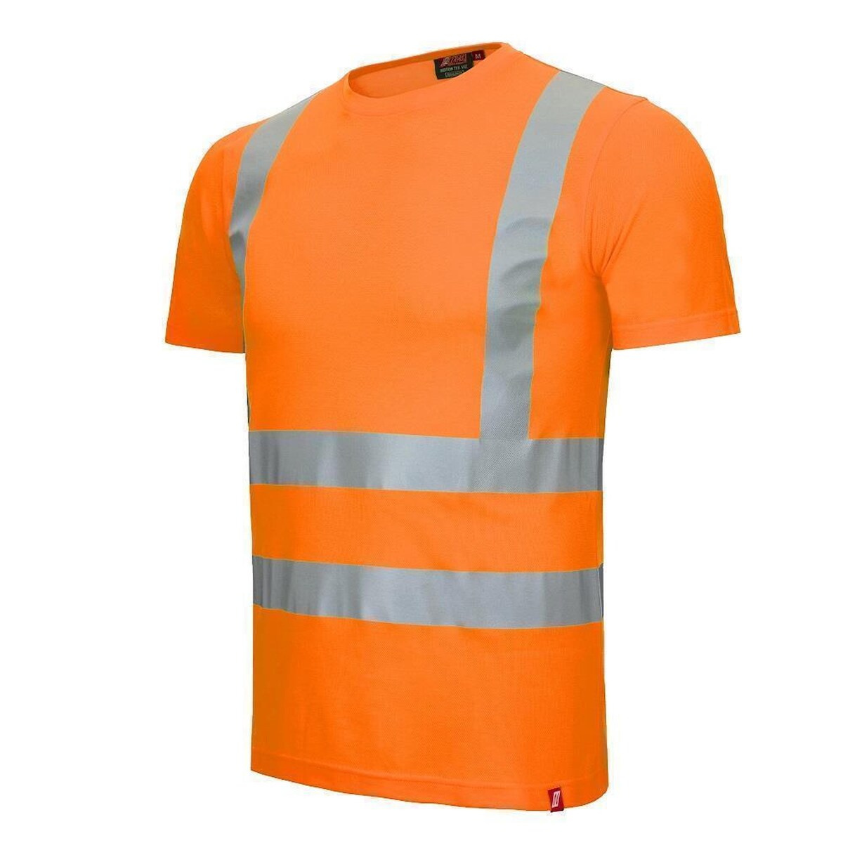 AS Arbeitsschutz Nitras Motion Tex VIZ Warnschutz T-shirt | Gr. XS | orange | Arbeitsshirt Image