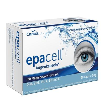 Epacell Augenkapseln m.Maquibeere Dha+Epa 60 St Kapseln Image