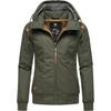 Winterjacke RAGWEAR "Jotty Winter", Damen, Gr. XS (34), gelb (gelbgrün), Außenmaterial: 100% Polyester, Innenfutter: 100% Polyester, Wattierung: 100% Polyester, modisch, figurumspielend hüftbedeckend, Langarm Ärmel ohne Ärmelschlitz...