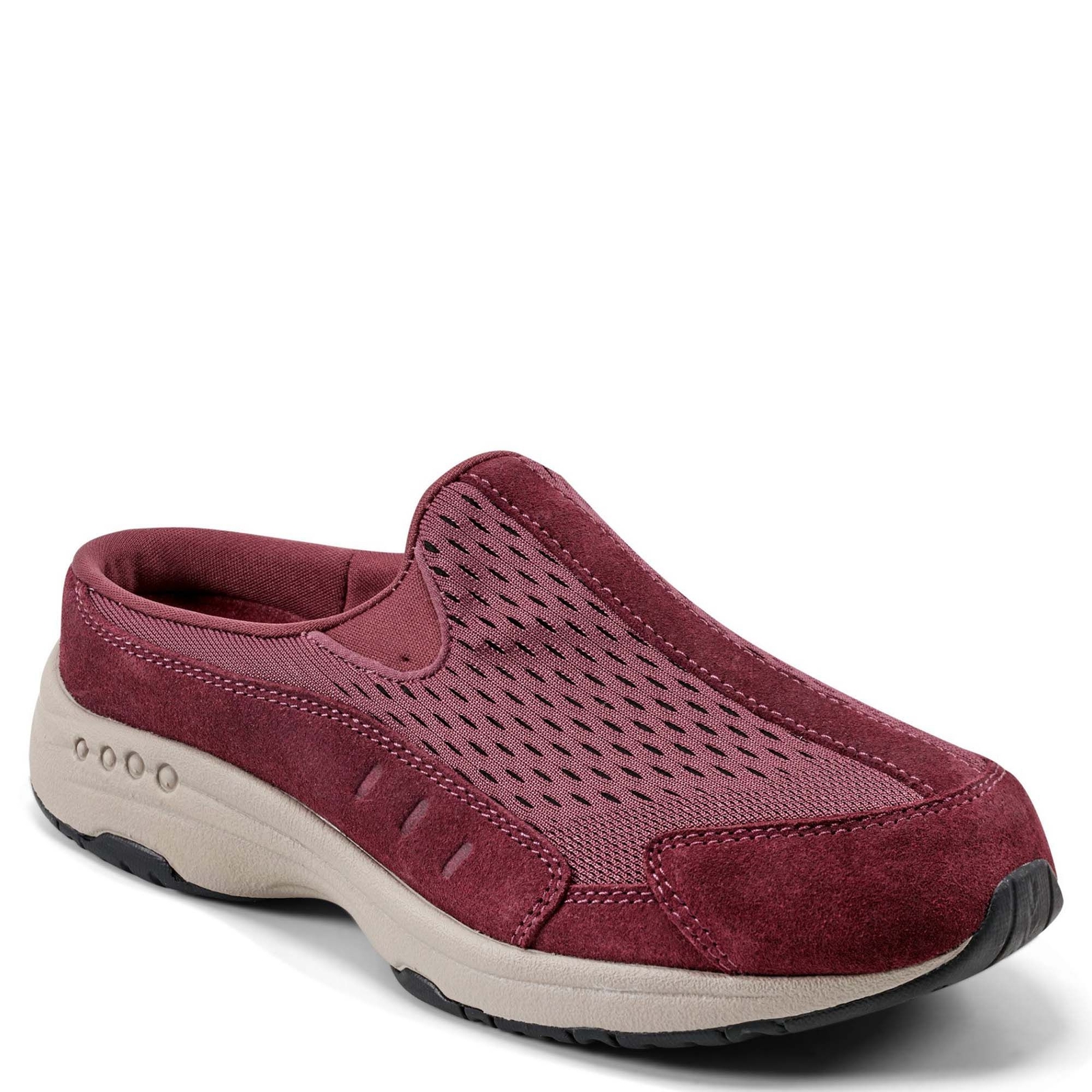 Easy Spirit Traveltime - Womens 8.5 Burgundy Slip On Medium