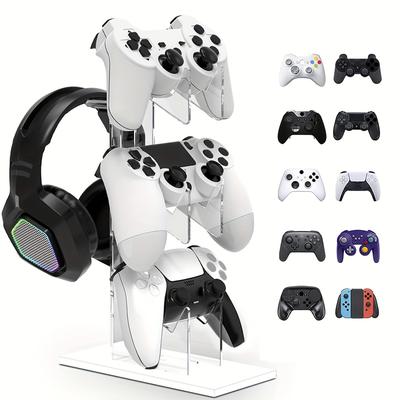 TEMU Universal 3- Stand & Stand Accessories For Ps5 Ps4 Storage Stand, Headset Stand Accessory