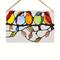 TEMU 1pc, Colorful Birds Suncatcher, 8x12 Inches Acrylic Stained Glass Window Hanging, Artistic Vintage Sign For Summer, Home Decor, Festive Gift, Porch & Wall Decoration, Indoor Ornament, Ideal Gift For