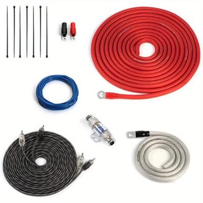 TEMU Carwires 8-awg Car Wiring Kit (anl 60a ) , Touch . For Car Amp Installations (aik-ps8000)