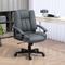 TEMU Modern Executive Office Chair With Adjustable Height Rolling Wheels Dark Grey