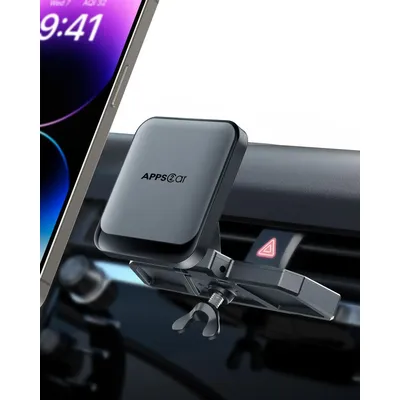 APPS2Car for Magsafe CD Phone Holder for Car Magnetic Phone Holder for Car with Official Magsafe Case IPhone 15-12 Series