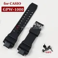 Bracelet de montre en résine pour homme noir pour CASIO pour G-SHOCK GPW-1000 Bracelet en caoutchouc