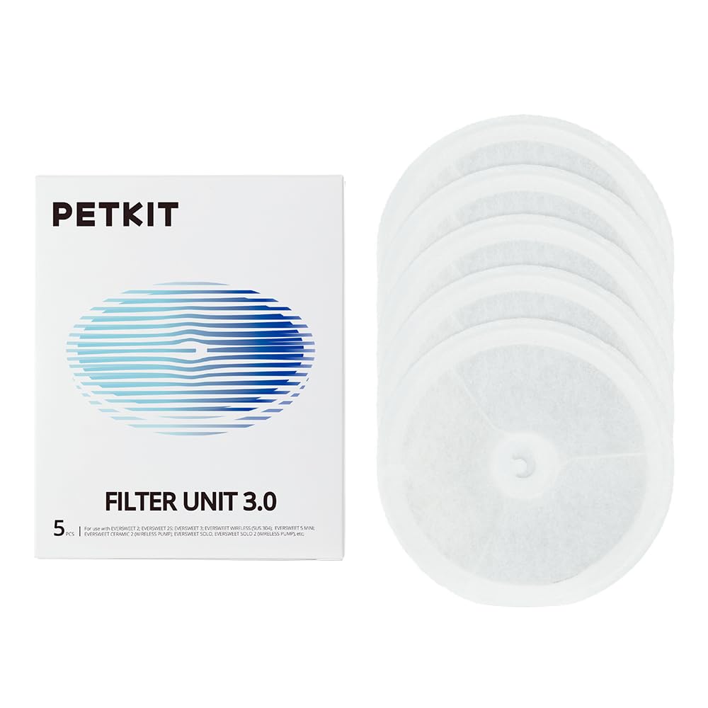 5 x filtre de rechange pour fontaine à eau 3.0 pour chat Petkit