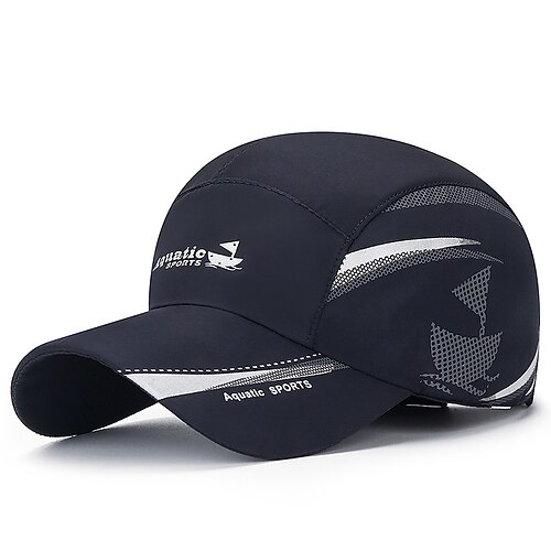 Baseballkappe Sonnenhut Visier Patchwork Muster Sonnenschutz Atmungsaktiv Sommer Netz Herren Angeln Aktivität Image