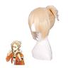 Annie leonhart parrucca anime cosplay annie leonhart capelli corti oro chiaro