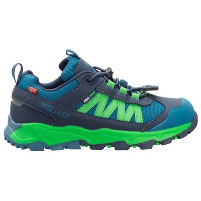 Trollkids - Kid's Tronfjell Hiker Low - Multisportschuhe 35 | EU 35 blau/grün Image