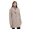 Wintermantel GIL BRET, Damen, Gr. 42, beige (savannah melange), Web, Obermaterial: 32% Baumwolle, 27% Polyester, 18% Wolle, 18% Polyacryl, 5% sonstige Fasern, unifarben, meliert, casual, regular fit kniefrei, Rundhals, Langarm, Mäntel, mit Wolle