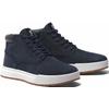 Schnürboots TIMBERLAND "MAPLE GROVEMID LACE UP SNEAKER", Gr. 43,5, blau (navy), Leder, sportlich, Schuhe, Winterschuhe, Sneakerboots, Winterboots