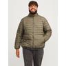 Outdoorjacke JACK & JONES PLUSSIZE ""JJESTATE PACKABLE PUFFER COLLAR NOOS PLS"" Gr. 4XL, braun (canteen) Herren Jacken