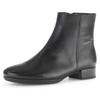 Stiefelette GABOR "Pisa", Damen, Gr. 43, schwarz, Nappaleder, unifarben, klassisch, Schuhe, Blockabsatz, Businessschuh, Komfortschuh mit bequemem Absatz