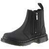 Chelseaboots DR. MARTENS "2976 Alyson", Damen, Gr. 38, schwarz, Leder, unifarben, klassisch, Schuhe, Chunky Boots, Plateau Schuh, Boots mit Blockabsatz