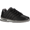 Sneaker K-SWISS "RINZLER", Gr. 42, schwarz (schwarz, december sky), Leder, Synthetik, sportlich, Schuhe