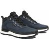 Wanderschuh TIMBERLAND "FIELD TREKKER MID LACE UP SNEAKER", Gr. 46, blau (navy), Leder, Synthetik, sportlich, Schuhe, Wintersneaker, Sneaker, Winterschuhe