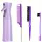 TEMU 4pcs Hair Care Kit For All - Detangling Comb, Scalp Massage Brush, Hair Spray Applicator, And Styling Tools For All Hair Types