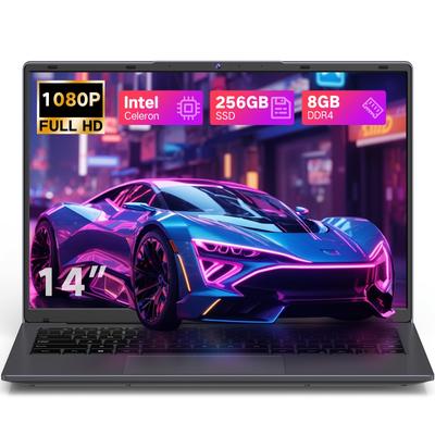 TEMU Laptop, 14 Inch 1080p Ips Screen, 8gb Ddr4 512gb Ssd, Celeron N5805 Cpu, Uhd Graphics, Dual Stereo Speakers, 5g Wifi, Type-c