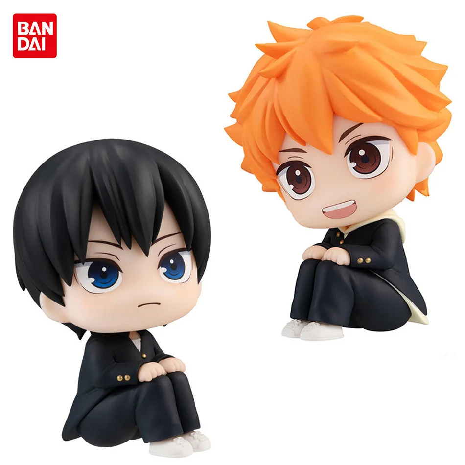10 centimetri Anime Haikyuu Figura Hinata Shoyo Tobio Kageyama 2 pz Set Action Figural Doll Toy Car Kawaii Decorazione PVC Modello Per Bambini Regalo