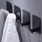 4/1pcs Stainless Steel Bathroom Robe Hooks Adhesive Wall Hook Towel holder Bathroom Kitchen Hardware