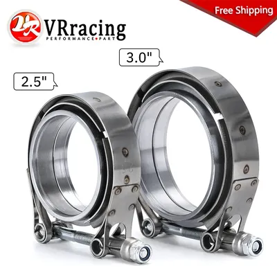 2.5" 3.0" V Band Exhaust Clamp Exhaust Male And Female Flange Vband Clamp V-Band Muffler Clamp 63mm 76mm