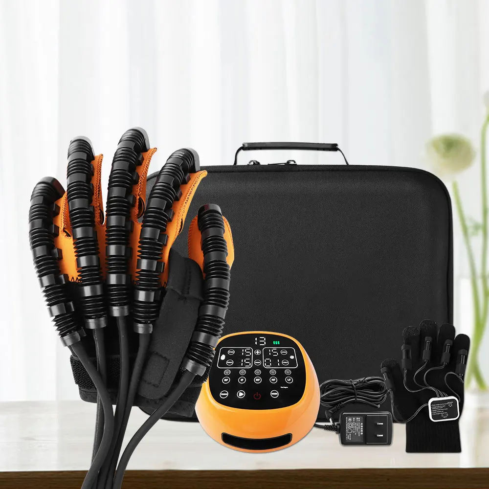 Roboterhandschuhe Rehabilitationstraining Spiegelhandschuhe Fingertraining Schlaganfall Hemiplegie Rehabilitation Handfunktion Erholungshandschuh Image