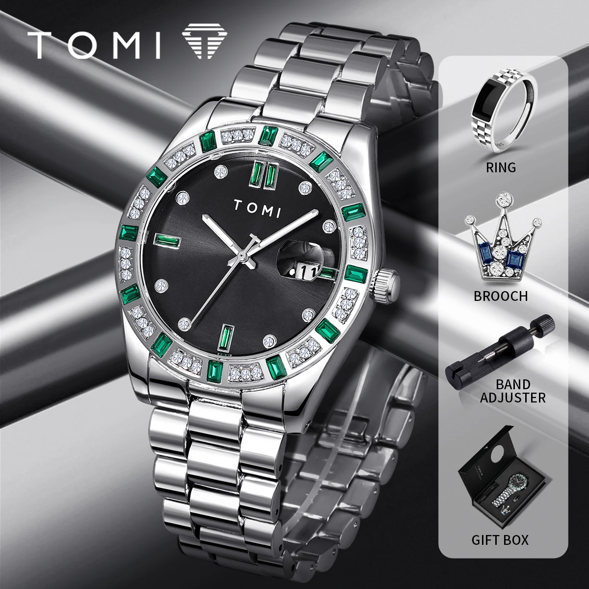 TOMI 4 pièces montre pour hommes d