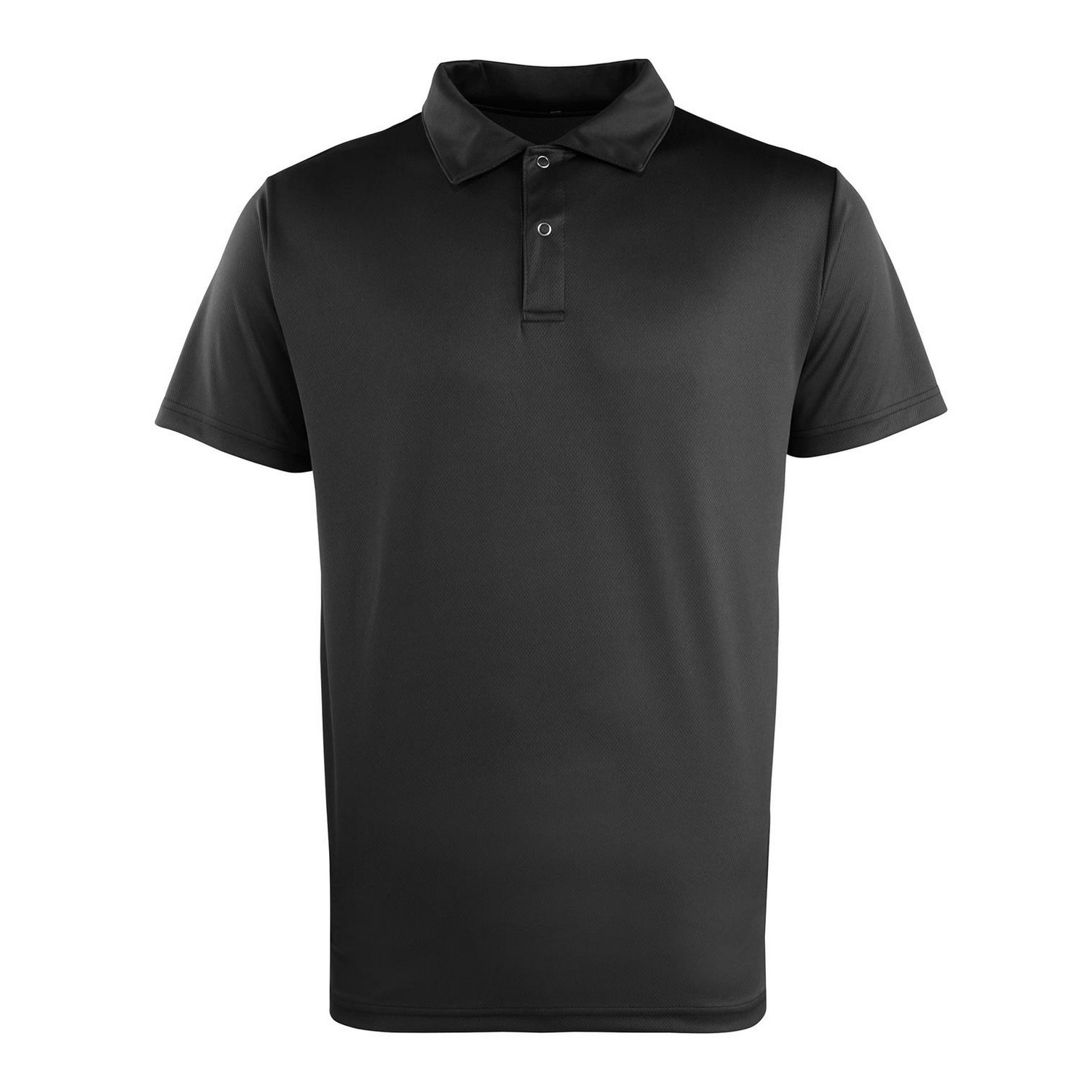 Premier - "Coolchecker" Poloshirt für Herren/Damen Unisex (Schwarz) Image