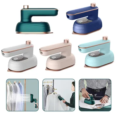 Professional Mini Steam Iron Handheld Portable Garment Steamer Dry Wet Clothes Fabric Ironing