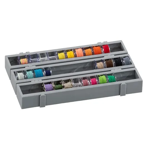 buttinette Porte-canettes emboîtable, lot de 3, pour environ 12 canettes chacun