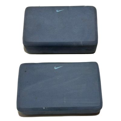 Nike Other | 2 X Nike Yoga Block Preowned Gray Unisex Exercise Equipment | Color: Gray | Size: Os