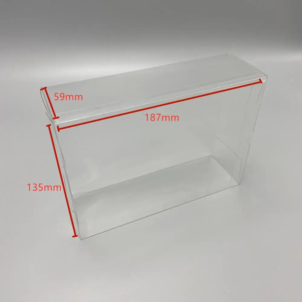 Klare transparente Box für 3DS XL EU-Version Display-Aufbewahrung PET-Schutzbox Image