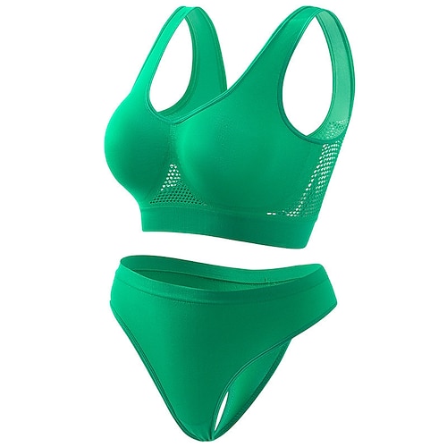 Damen Leichte Unterstützung Sport Bustier bh einstellen Rückenfrei BH-Oberteil Gefüttert Fitness Freizeit Sport Laufen Atmungsaktiv Leichtgewichtig Weich wasserblau Schwarz Weiß Einfarbig Image