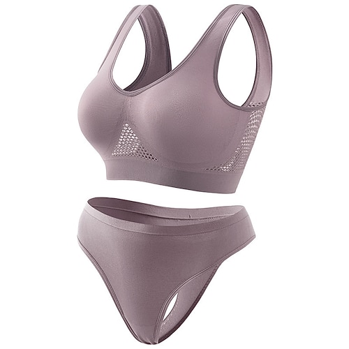 Damen Leichte Unterstützung Sport Bustier bh einstellen Rückenfrei BH-Oberteil Gefüttert Fitness Freizeit Sport Laufen Atmungsaktiv Leichtgewichtig Weich wasserblau Schwarz Weiß Einfarbig Image