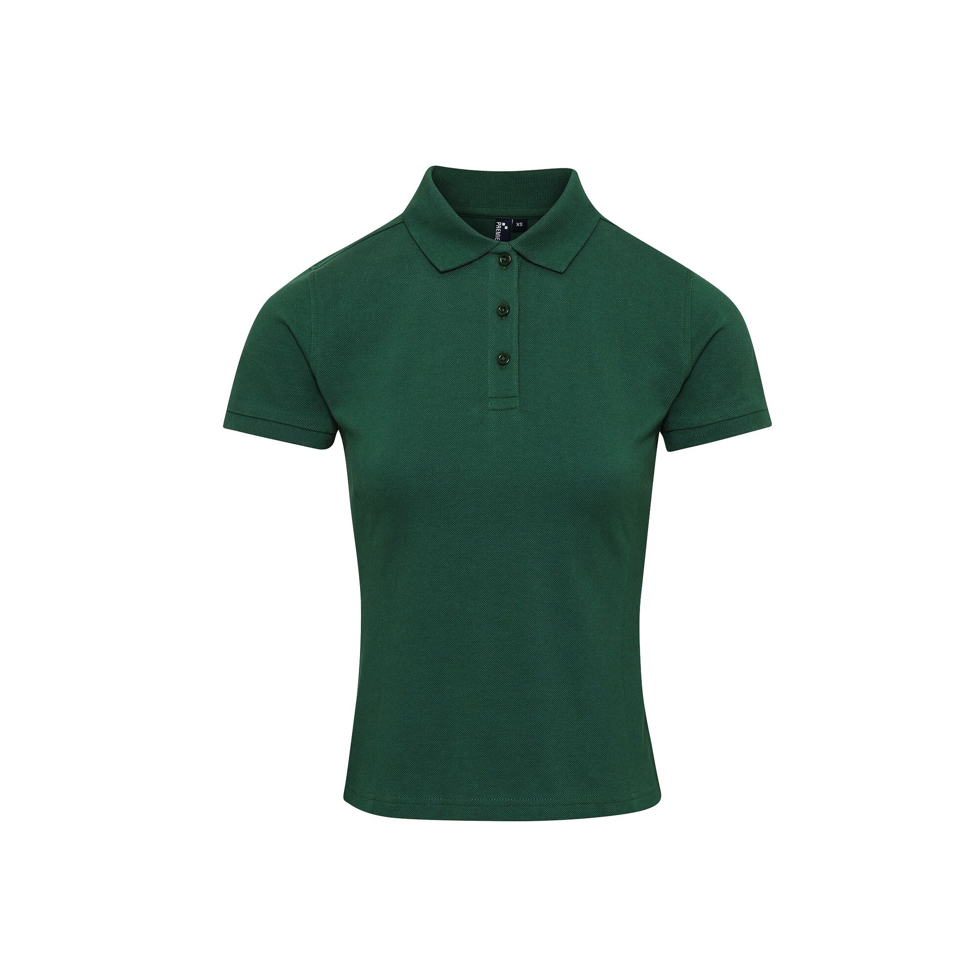 Premier Damen Polo-Shirt Coolchecker mit CoolPlus (Flaschengrün) Image