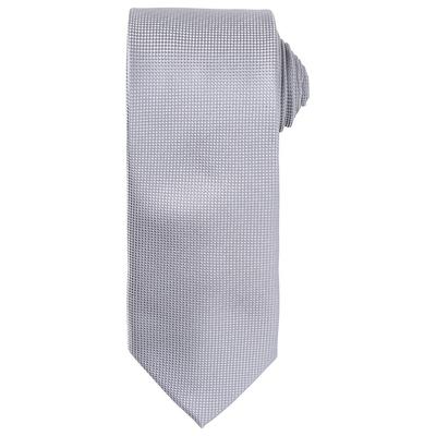 Premier - Krawatte für Herren/Damen Unisex (Silber) Image