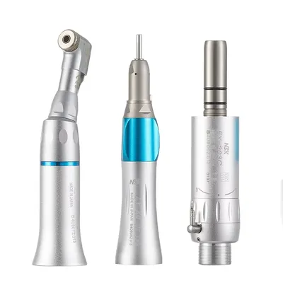 NSK EC EX-6CEX-203C Dental 1:1 Direct Drive Contra Angle Low Speed Handpiece Dentistry Against