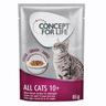 48x85g Gravy All Cats 10+ Concept for Life Wet Cat Food