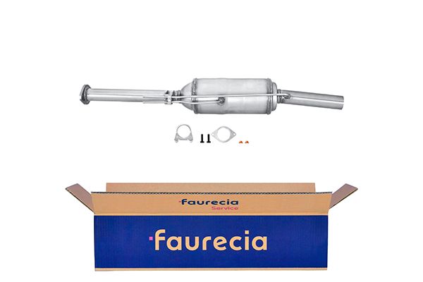 HELLA Ruß-/Partikelfilter, Abgasanlage für Kurz- und Langstreckenverkehr FORD AV615H250FB AV615H250FA 1695761 8LH 366 080-621 Image