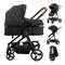 TEMU 2 In 1 Convertible Baby Stroller Carriage Infant Toddler Toddler Pram Stroller Lightweight Foldable Travel Stroller For Newborn Girl Boy 0-36 Months, As , Chrismas Gift