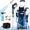 TEMU Electric Pressure Washer 4500 Psi Max 3.2 Gpm Power Washer 1800w Portable Pressure Washer With 4 Nozzles & Foam Cannon,high Pressure Washer With 25ft Pressure Hose For Car,patio, Fence, Window, Garden