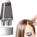 Applicatore per cuoio capelluto da 6 ml Mini massaggiatore per la testa Spazzola a sfera per la crescita dei capelli Olio essenziale Medicina Applicatore liquido Pettine per massaggio