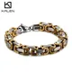 Kalen 4/6/8mm Imperatore Braccialetti a catena per uomo Hip Hop Bizancio Gioielli Bracciale in acciaio inossidabile Link Fascino Accessorio maschile