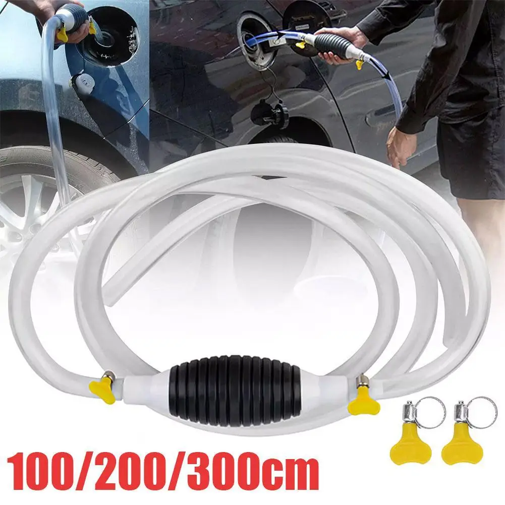 Universal Auto Kraftstoff pumpe Handgas Ölpumpe manuelle Saugrohr pumpe für Boot Flüssig benzin Tuning Kraftstoff Benzin Diesel pumpe Image