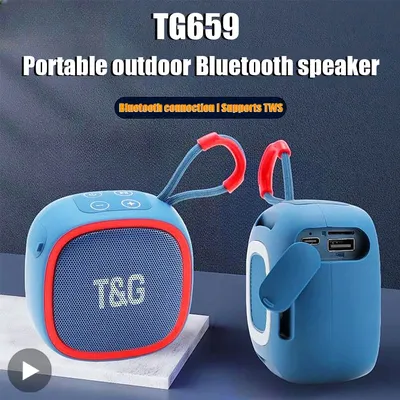 Caixa De Som Bluetooth Speaker Portable Sound Box Wireless Radio FM Music Mini Small Bocina Coluna
