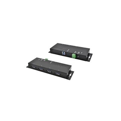 EXSYS EX-1183HMVS-2 4 Ports USB 3.2 Gen1 Metall HUB mit 15KV ESD Überspannungs-Schutz Image